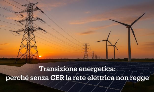 Transizione energetica: perché senza CER la rete elettrica non regge