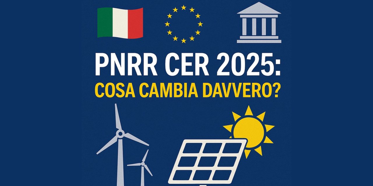 PNRR CER 2025: cosa cambia davvero? Guida chiara e aggiornamento dal MASE